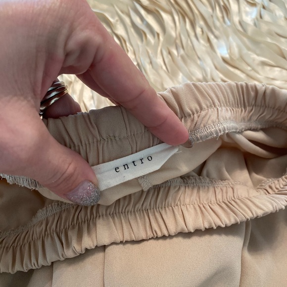 Nude Neutral Tassel Boutique Shorts - Picture 7 of 8